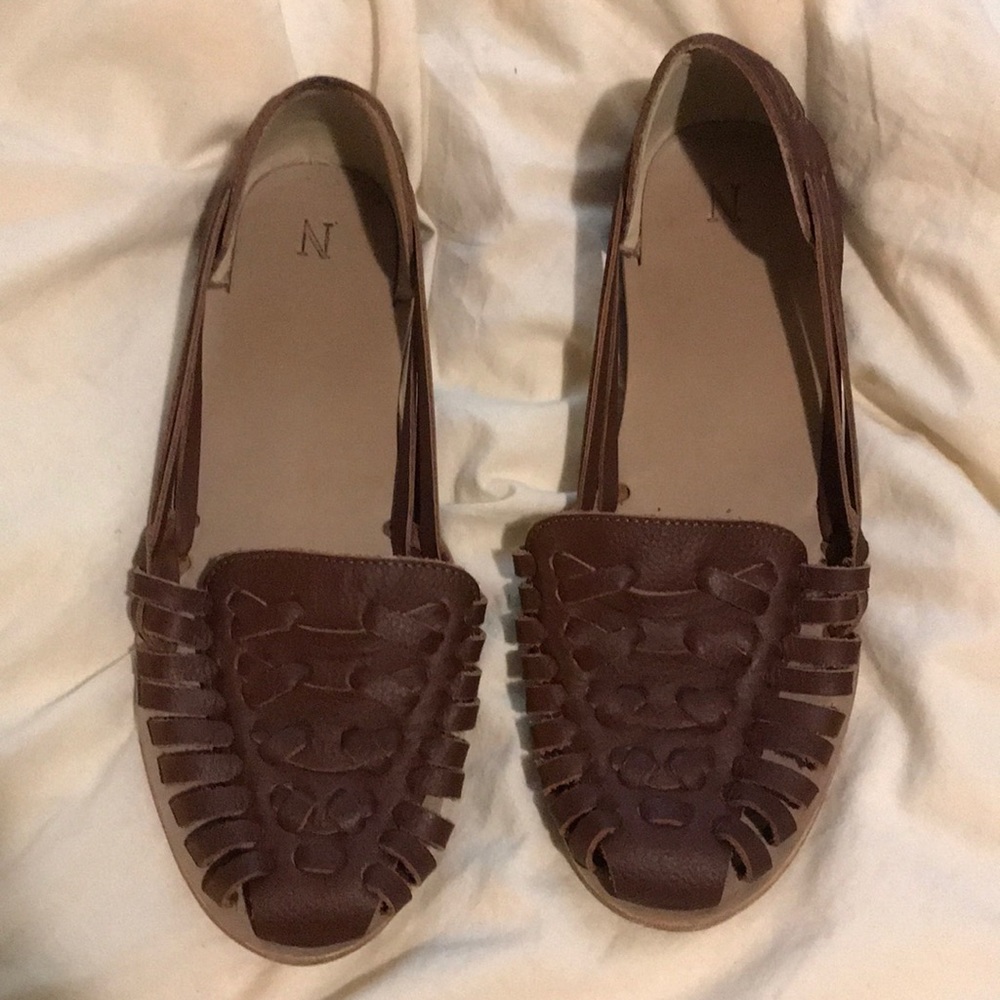 Nisolo Brown huarache Sandals